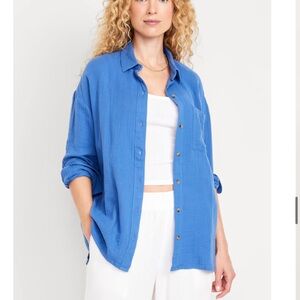 Old Navy Royal Blue Button Down